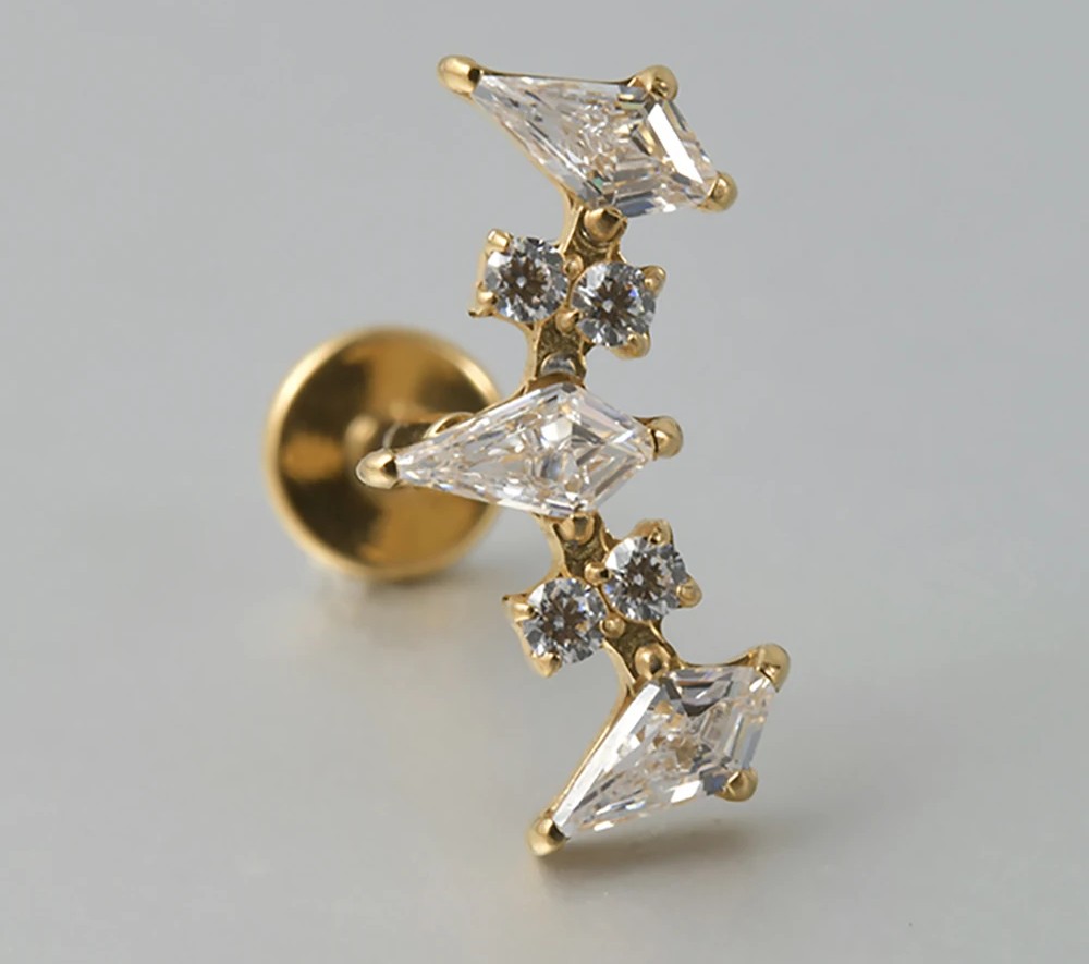 Grand CZ Statement in Gold