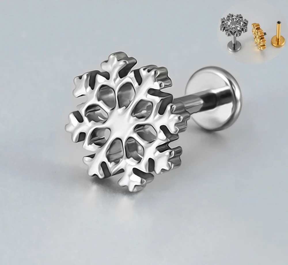 Opal Flower Stud in Silver