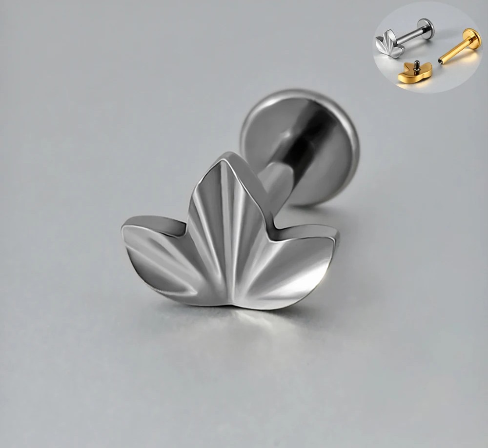 Star Burst Stud in Silver